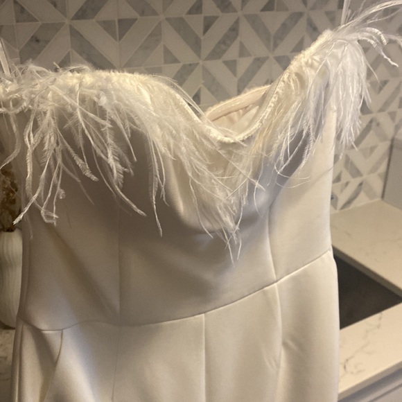 Janae Strapless Jumpsuit - wedding / white - Picture 3 of 4